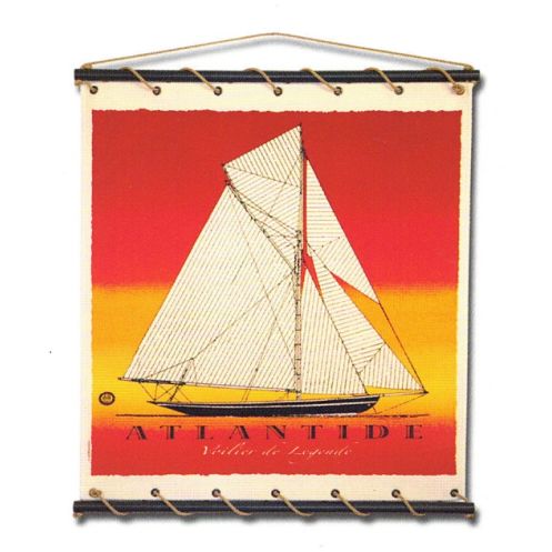 Toile tendue coton Atlantide - orange