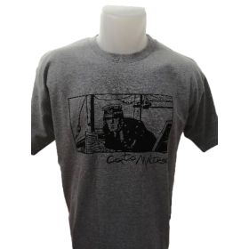 Tee shirt Corto Maltese - Port ducal - gris - manches courtes