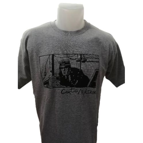 Tee shirt Corto Maltese - Port ducal - gris - manches courtes