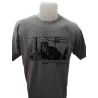 Tee shirt Corto Maltese - Port ducal - gris - manches courtes