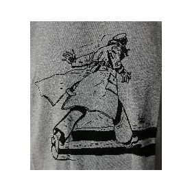 Tee shirt Corto Maltese - Fuir - gris - manches courtes
