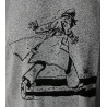 Tee shirt Corto Maltese - Fuir - gris - manches courtes