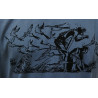 Tee shirt Corto Maltese - Plus loin - bleu - manches courtes