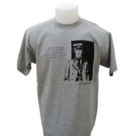 Tee shirt Corto Maltese - Pourquoi - gris - manches courtes
