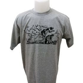 Tee shirt Corto Maltese - Plus loin - gris - manches courtes