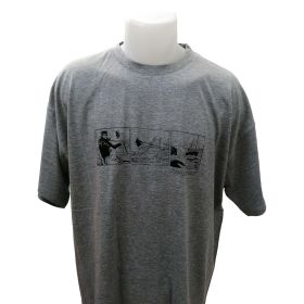 Tee shirt Corto Maltese - Coup de mer - gris - manches courtes