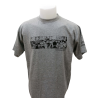 Tee shirt Corto Maltese - Hong Kong - gris - manches courtes