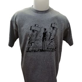 Tee shirt Corto Maltese - Pâques - gris - manches courtes