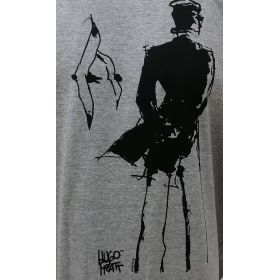 Tee shirt Corto Maltese - Rendez-vous - gris - manches courtes