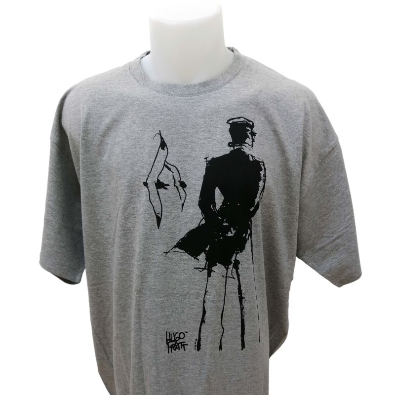Tee shirt Corto Maltese - Rendez-vous - gris - manches courtes