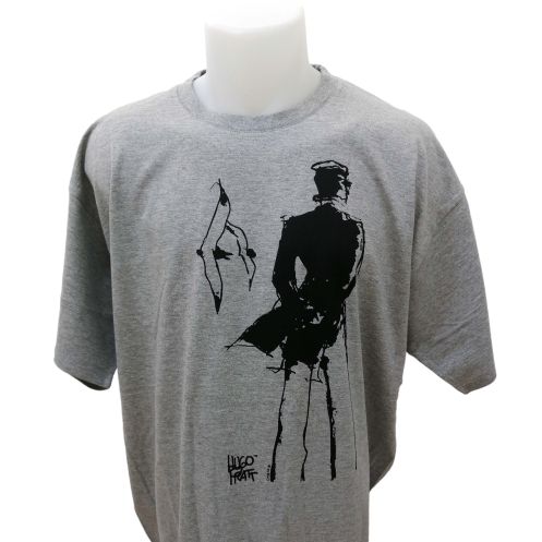 Tee shirt Corto Maltese - Rendez-vous - gris - manches courtes
