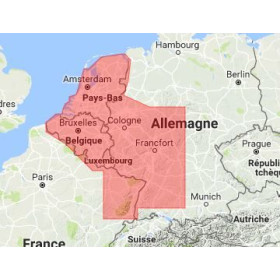 C-map M-EN-D076-MS Belgium inland and river Rhein