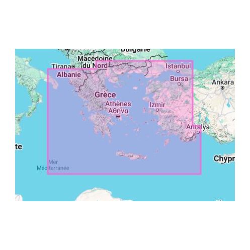 Navionics+ Regular NAEU015R Mers Ionienne, Egée et de Marmara - carte neuve