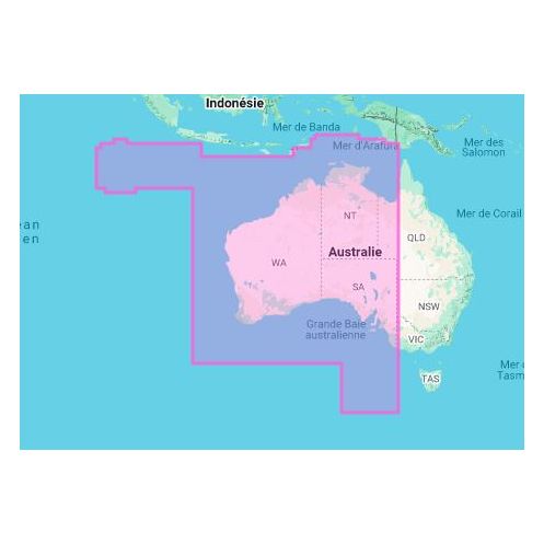 Navionics+ Large NAPC016L Australie Ouest et Centre - carte neuve