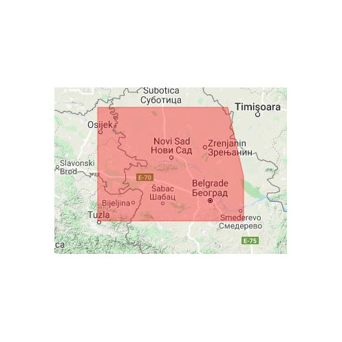 C-map M-EN-D085-MS Danube: Croatia, Serbia C-map M-EN-D085-MS Danube: Croatia, Serbia