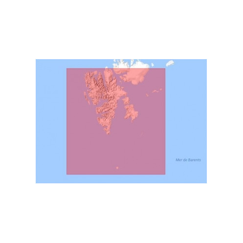 C-map M-EN-D598-MS Svalbard islands