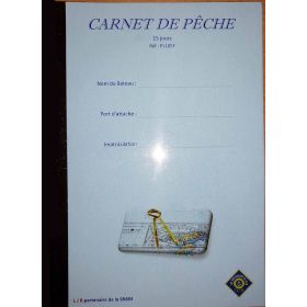 LJB - Carnet de pêche - 15 jours - A5