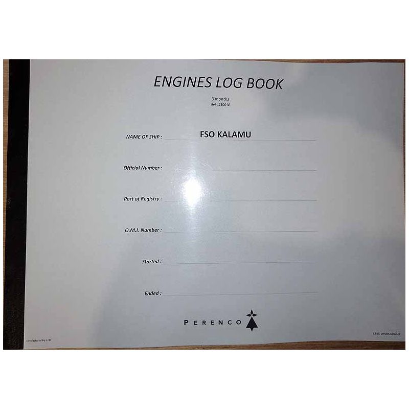 LJB - Engine Log Book - 3 months