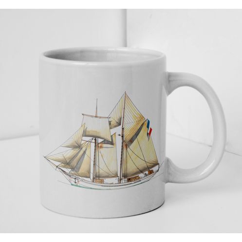 Mug bateau ancien - Etoile et Belle Poule