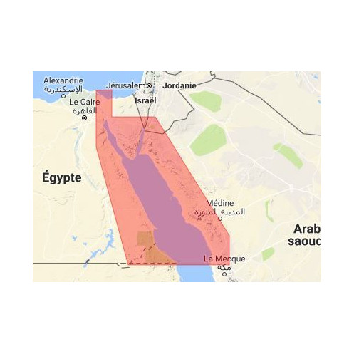 C-map M-ME-D008-MS Egyptian Red sea coasts