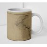 Mug old nautical chart - 836 - GRANVILLE (Abords) - FRANCE (Côte Nord) - ATLANTIQUE, MANCHE - (1836 - ?)