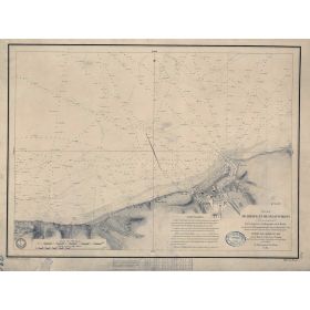 Mug carte marine ancienne - 935 - DIEPPE (Abords) - FRANCE (Côte Nord) - ATLANTIQUE, MANCHE - (1841 - 1946)
