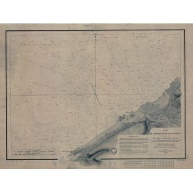 Mug carte marine ancienne - 936 - TREPORT (Abords) - FRANCE (Côte Nord) - ATLANTIQUE, MANCHE - (1841 - 1880)