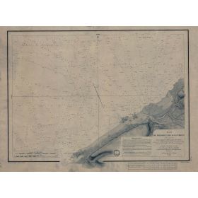 Mug old nautical chart - 952 - TOULON (Rade) - FRANCE (Côte Sud) - MEDITERRANEE - (1842 - 1902)