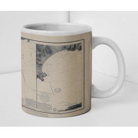 Mug old nautical chart - 969 - PROVENCE, BORMES (Rade) - FRANCE (Côte Sud) - MEDITERRANEE - (1842 - 1904)