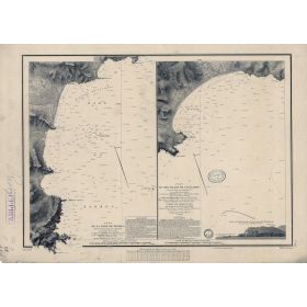 Mug carte marine ancienne - 969 - PROVENCE, BORMES (Rade) - FRANCE (Côte Sud) - MEDITERRANEE - (1842 - 1904)