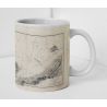Mug old nautical chart - 972 - TREGUIER (Rivière) - FRANCE (Côte Nord) - ATLANTIQUE, MANCHE - (1843 - 1994)