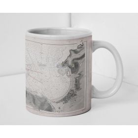 Mug carte marine ancienne - 3647 - GASCOGNE (Golfe), SAINT-JEAN-DE-LUZ (Baie) - FRANCE (Côte Ouest) - ATLANTIQUE - (187