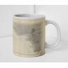 Mug old nautical chart - 3694 - LA ROCHELLE (Baie) - FRANCE (Côte Ouest) - ATLANTIQUE - (1879 - ?)
