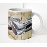 Mug carte marine peinte - Au large de l'Île de Groix