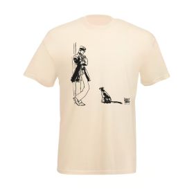 Tee shirt Corto Maltese - Chat - écru - manches courtes