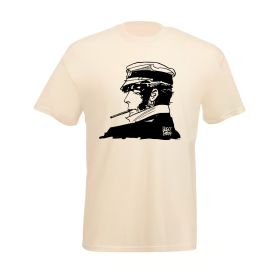 Tee shirt Corto Maltese - Cigarette - écru - manches courtes