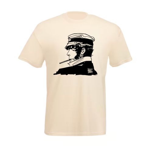Tee shirt Corto Maltese - Cigarette - écru - manches courtes