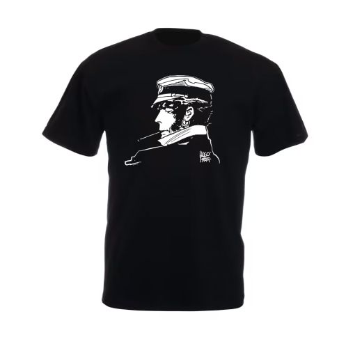 Tee shirt Corto Maltese - Cigarette - noir - manches courtes