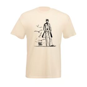 Tee shirt Corto Maltese - Debout - écru - manches courtes