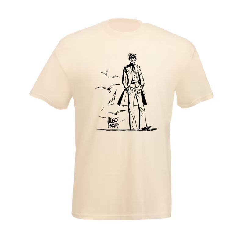 Tee shirt Corto Maltese - Debout - écru - manches courtes