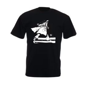 Tee shirt Corto Maltese - Fuir - noir - manches courtes