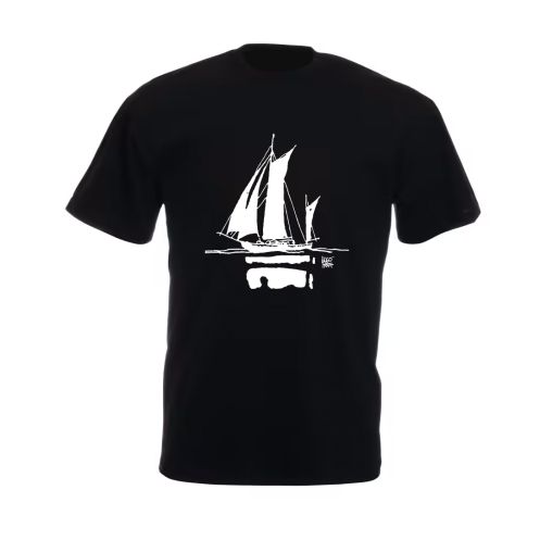 Tee shirt Corto Maltese - Itapoa - noir - manches courtes