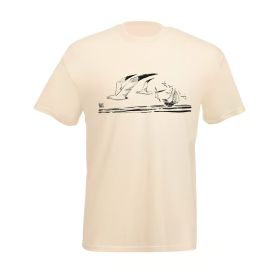 Tee shirt Corto Maltese - Mouettes - écru - manches courtes