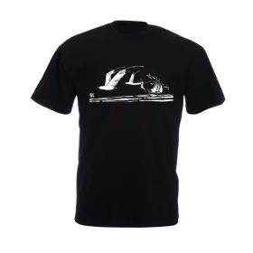 Tee shirt Corto Maltese - Mouettes - noir - manches courtes