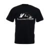 Tee shirt Corto Maltese - Mouettes - noir - manches courtes