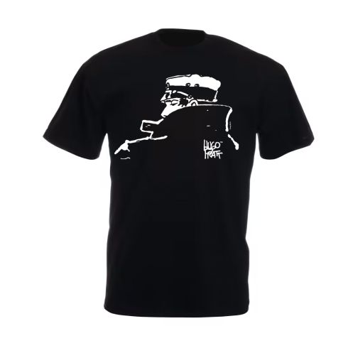 Tee shirt Corto Maltese - Nocturne - noir - manches courtes