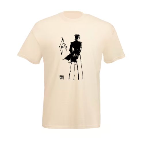 Tee shirt Corto Maltese - Rendez-vous - écru - manches courtes Tee shirt Corto Maltese - Rendez-vous - écru - manches courtes