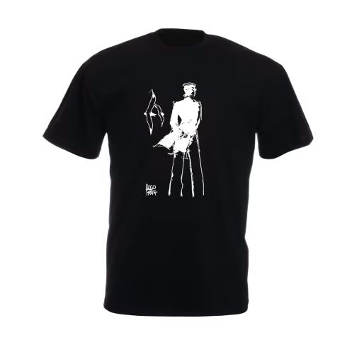 Tee shirt Corto Maltese - Rendez-vous - noir - manches courtes Tee shirt Corto Maltese - Rendez-vous - noir - manches courtes