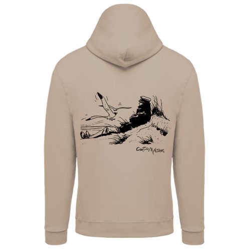 Sweat-shirt Corto Maltese - Dune - écru - à capuche