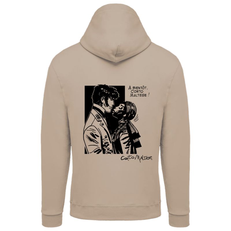 Sweat-shirt Corto Maltese - Morgana - écru - à capuche